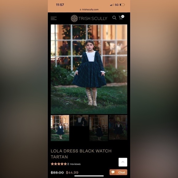 Trish skully Girls size 5 dress NWT - Picture 3 of 4